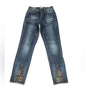 tribal jeans anklejegging size 4